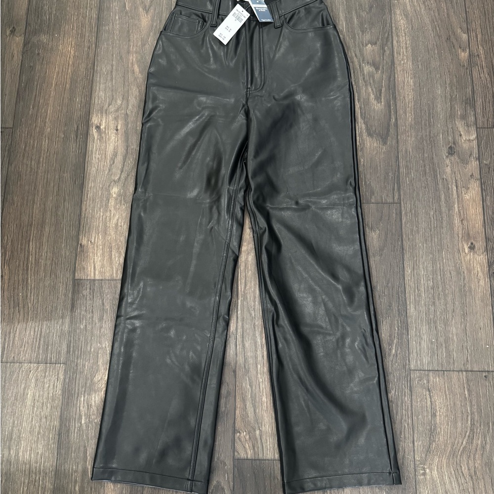Abercrombie & Fitch | Vegan Leather Pants